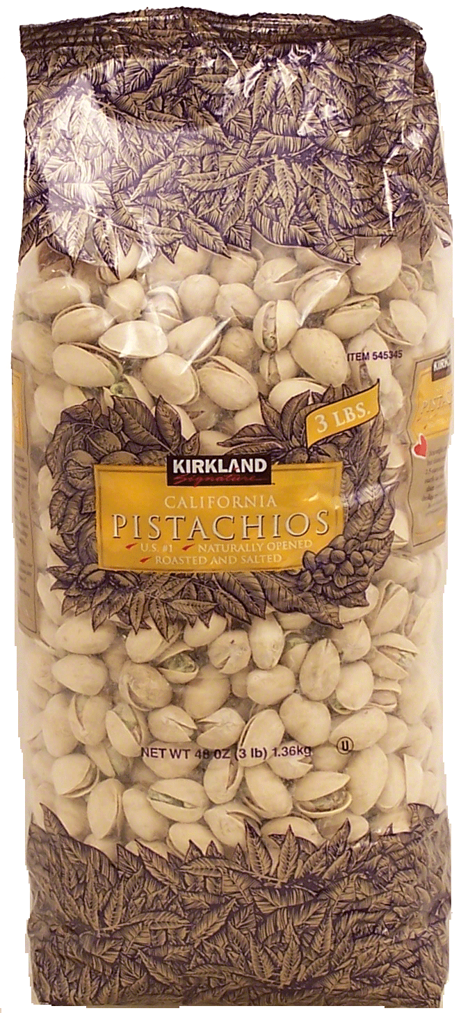 Kirkland Signature&nbsp;&nbsp;pistachios of California, roasted and salted Full-Size Picture